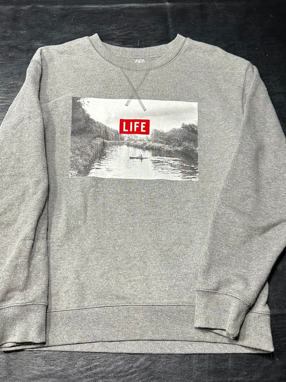 Zara x Life Magazine Crew-Neck Pullover